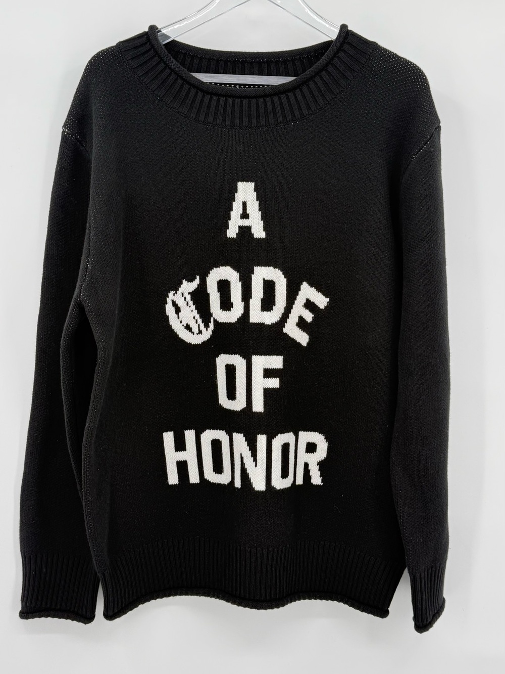 Honor the Gift A Code Of Honor Sweater Russell Westbrook Thick Knit Mens Large
